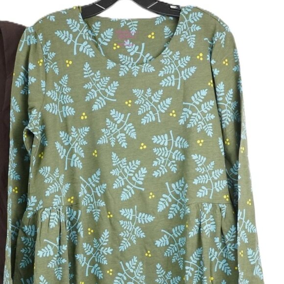 Gudrun Sjoden Judit Jersey Midi Dress in organic cotton/modal in Forest Green - Picture 8 of 9